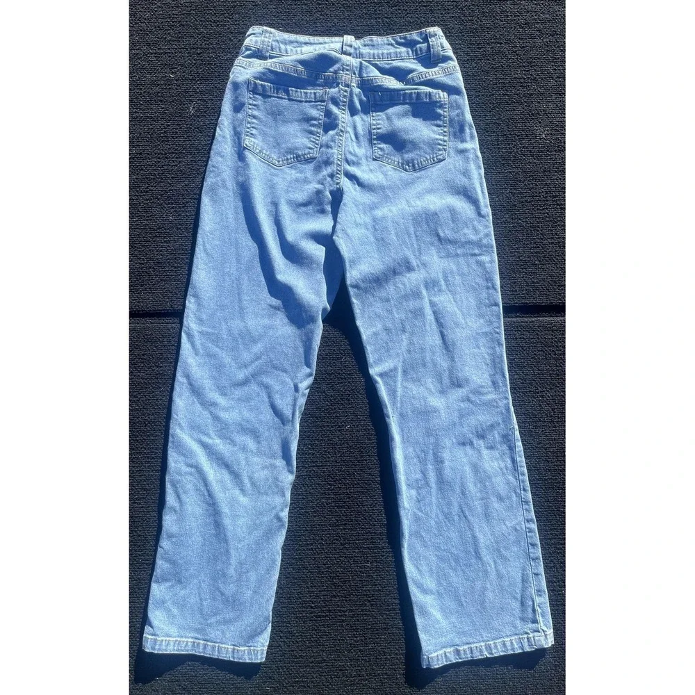 Pokemon Jeans Youth 14 Blue Denim Graphic Pikachu‎ Charmander Squirtle Bulbasaur